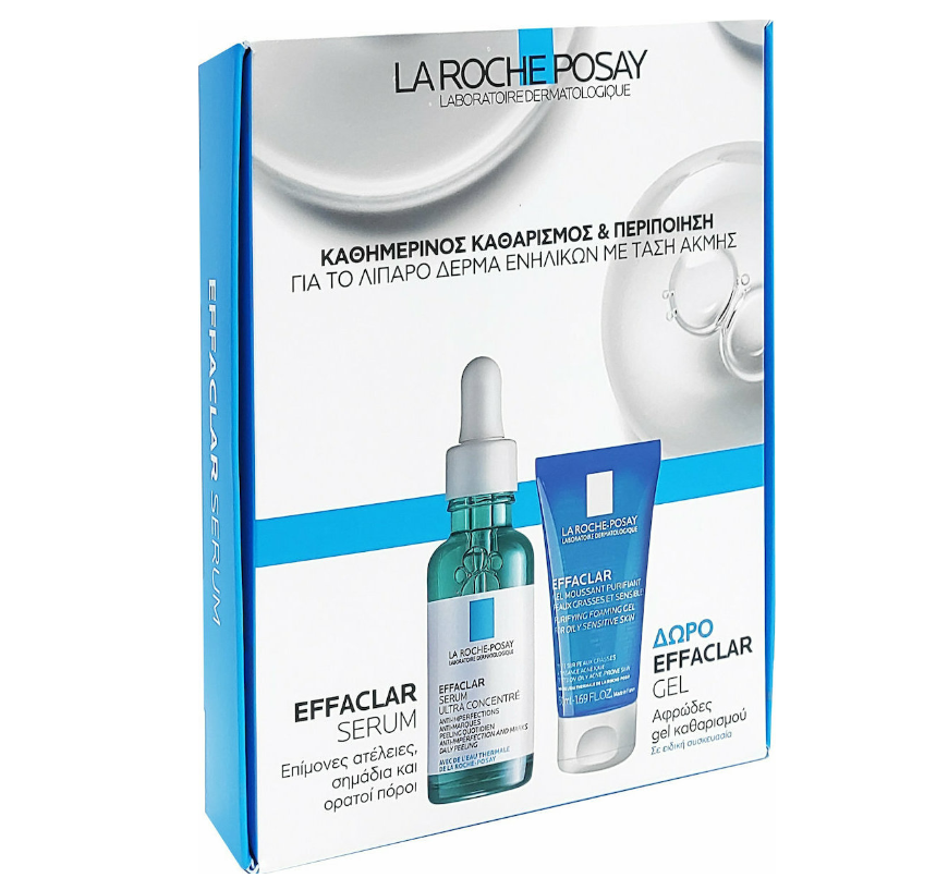 La Roche Posay Set Effaclar Serum Ultra Concentrated 30ml Δώρο Effaclar Gel 50ml Smile