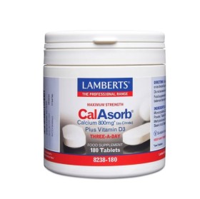 Lamberts CalAsorb Calcium 800mg 180tabs