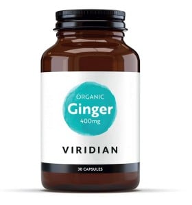 Viridian Organic Ginger 400mg 30caps