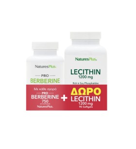 Nature's Plus Set Berberine 750mg 60caps + Δώρο Le …