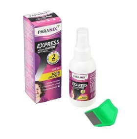 Paranix Express Spray + Comb Αντιφθειρικό Σπρέι Τα …