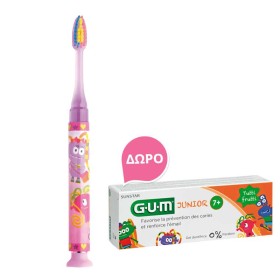 Gum Set Junior Light-Up Ροζ Soft Οδοντόβουρτσα + Δ …
