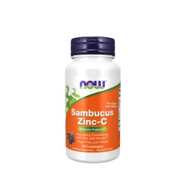 Now Foods Sambucus Zinc-C 60 Lozenges