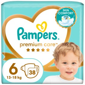 Pampers Premium Care No.6 (13+kg) 38 Πάνες