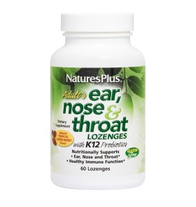 NATURE`S PLUS EAR NOSE & THROAT 60 Μασώμενα Δισκία