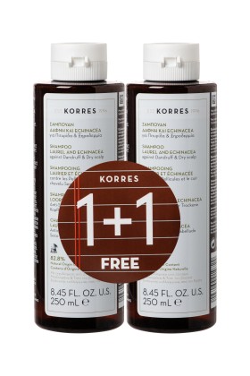 KORRES SHAMPOO ΔΑΦΝΗ & ECHINACEA,ΠΙΤΥΡΙΔΑ,ΞΗΡΟΔΕΡΜ …