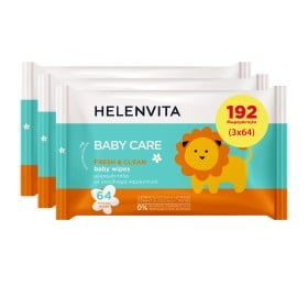 HELENVITA Baby Μωρομάντηλα Χαμομήλι 64τμχ 2+1 Δώρο