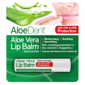 Optima Aloe Vera Lip Balm Επανορθώνει τα Ξηρά Χείλ …