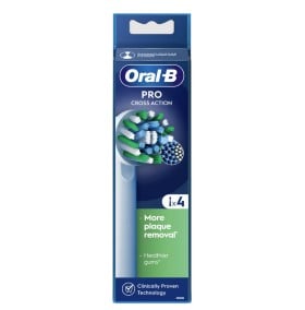 Oral-B Ανταλλακτικές Κεφαλές Cross Action 4τμχ