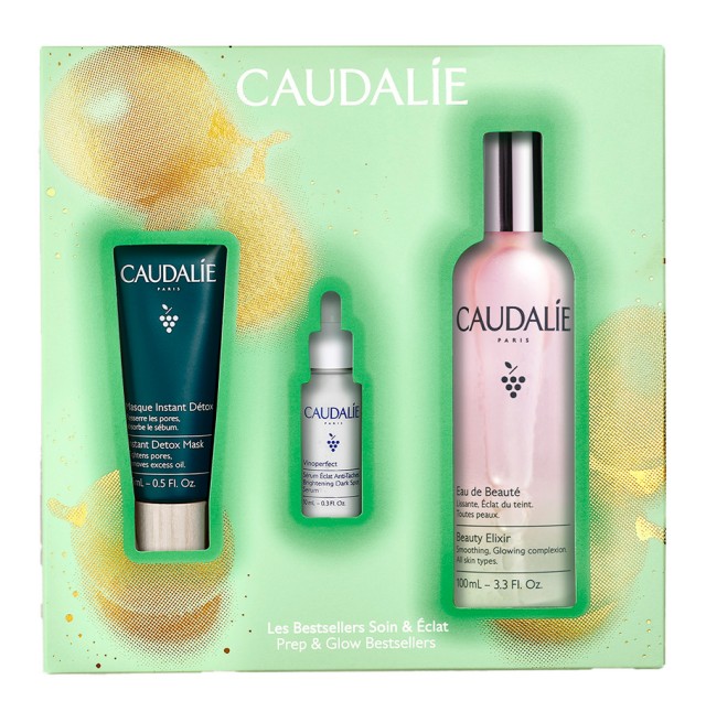 Caudalie Set Beauty Elixir 100ml & Δώρο Instant Detox Mask 15ml + Vinoperfect Brightening Dark Spot Serum 10ml