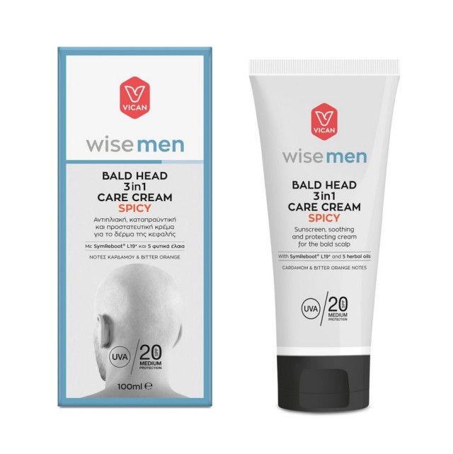 Vican Wise Men Bald Head 3in1 Care Cream Spicy 100ml