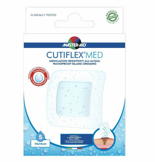 Master Aid Cutiflex 14x14cm (9x9) 5τεμ.