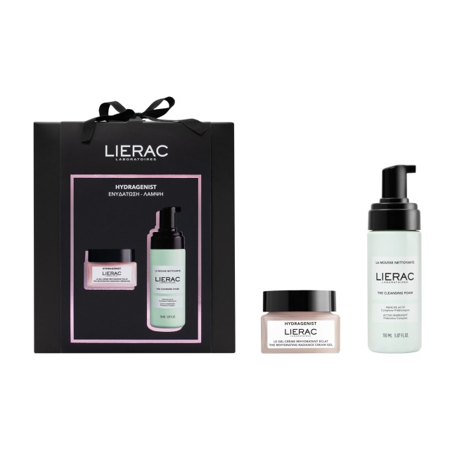 Lierac Set Hydragenist The Rehydrationg Radiance Cream-Gel 50ml & The Cleansing Foam 150ml