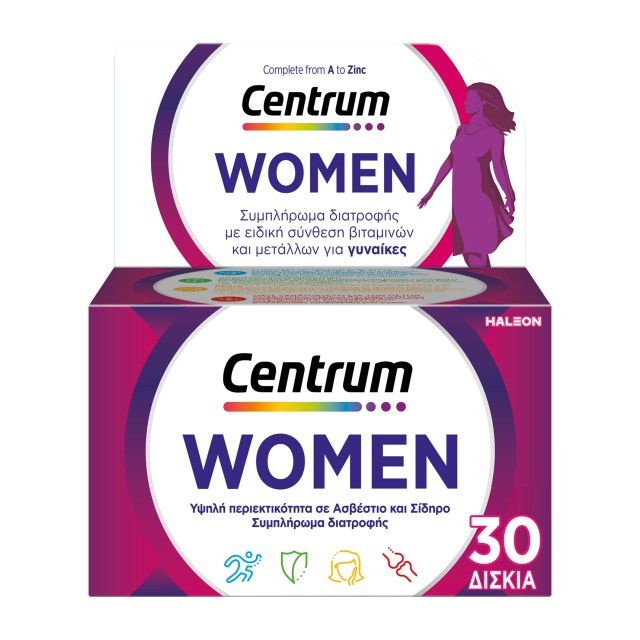 CENTRUM Women Complete form A to Zinc 30 tabs