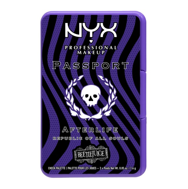 Νyx Beetlejuice Afterlife Passport Παλέτα Προσώπου 3x1.6gr