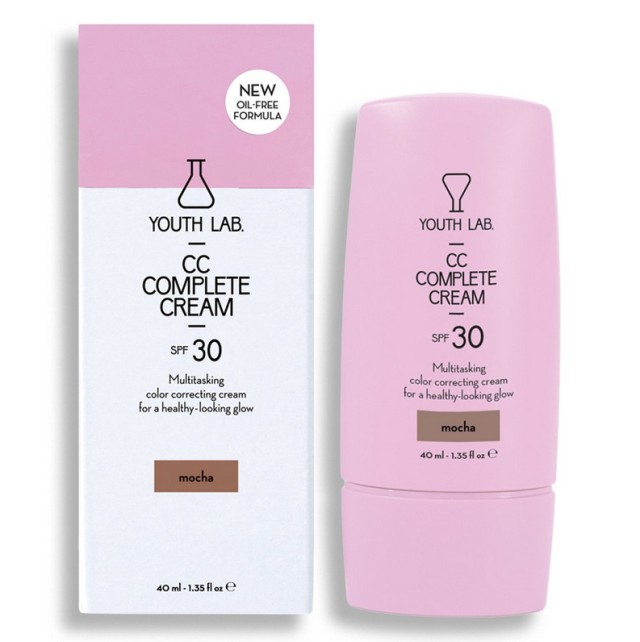 Youth Lab CC Complete Cream Mocha Dark Καλυπτική Κρέμα Ολικής Αναδόμησης SPF30 40ml