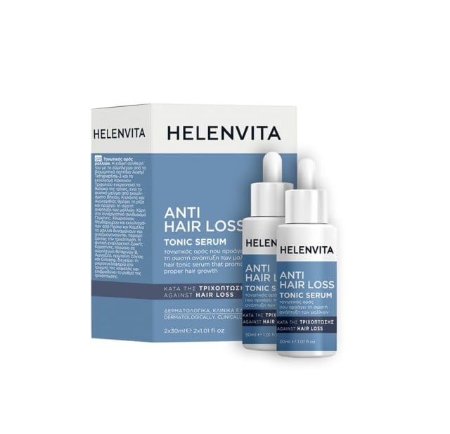 Helenvita Anti Hair Loss Tonic Serum Τονωτικός Ορός Μαλλιών 2x30ml