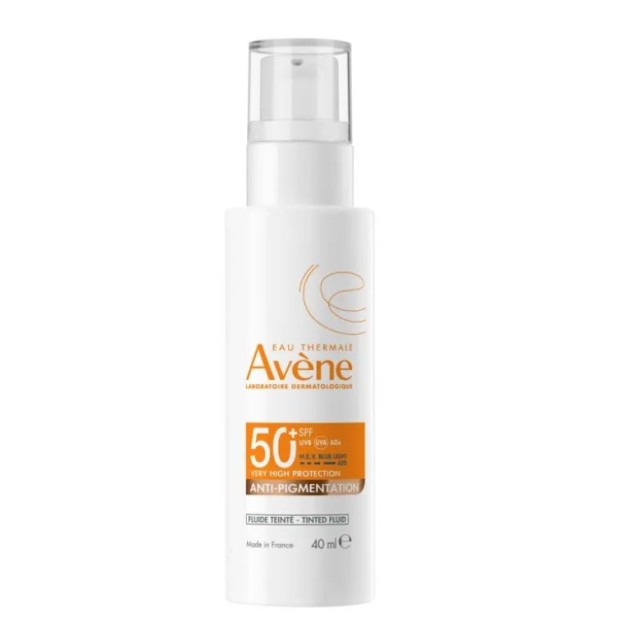 Avene Anti-Pigmentation Tinted Fluid Αντηλιακό Προσώπου κατά των Ατελειών με Χρώμα SPF50+ 40ml