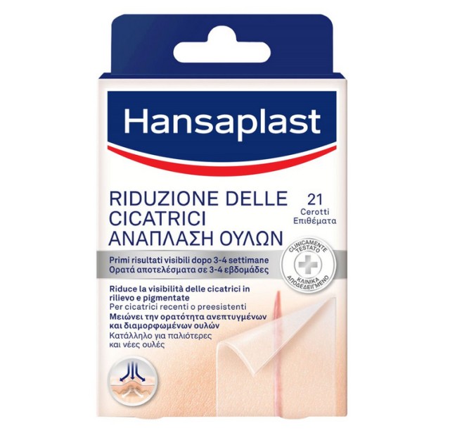 Hansaplast Scar Reducer Επιθέματα Ανάπλασης Ουλών 21τμχ