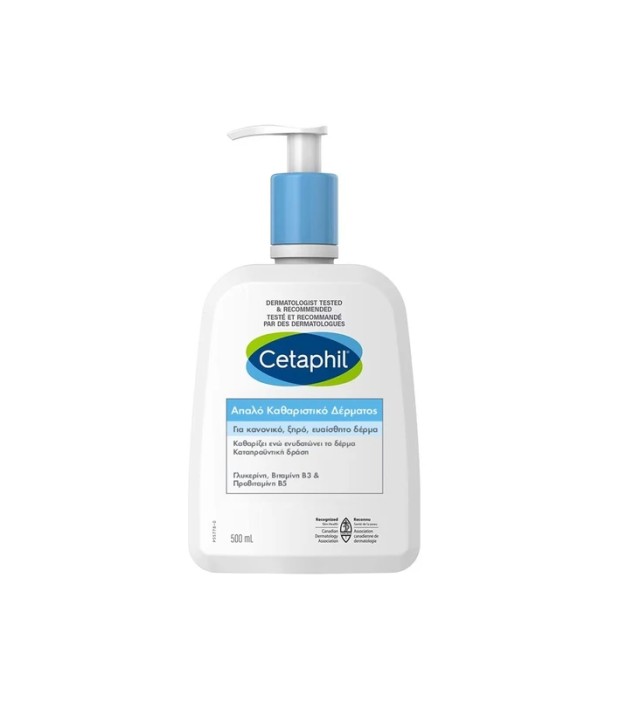 Cetaphil Gentle Skin Cleanser Απαλό Καθαριστικό για Ξηρό, Κανονικό & Ευαίσθητο Δέρμα 500ml