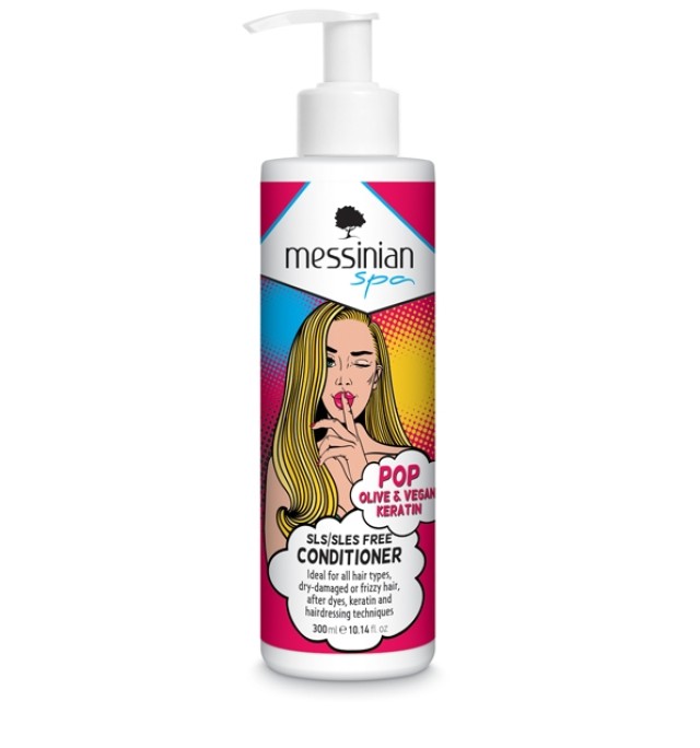 Messinian Spa POP Olive & Vegan Keratin Conditioner 300ml