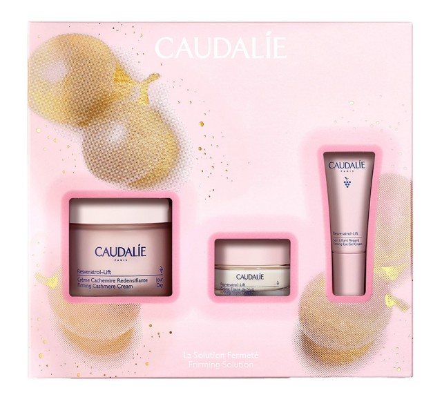 Caudalie Set Resveratrol-Lift Firming Cashmere Cream 50ml & Δώρο Resveratrol-Lift Firming Night Cream 15ml + Resveratrol-Lift Firming Eye Gel Cream 5ml