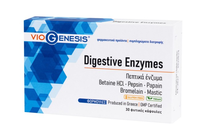 Viogenesis Digestive Enzymes 30caps