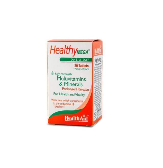 HEALTH AID HEALTHY MEGA™ MULTIVITAMIN AND MINERAL PROLONGED RELEASE TABLETS 30'S