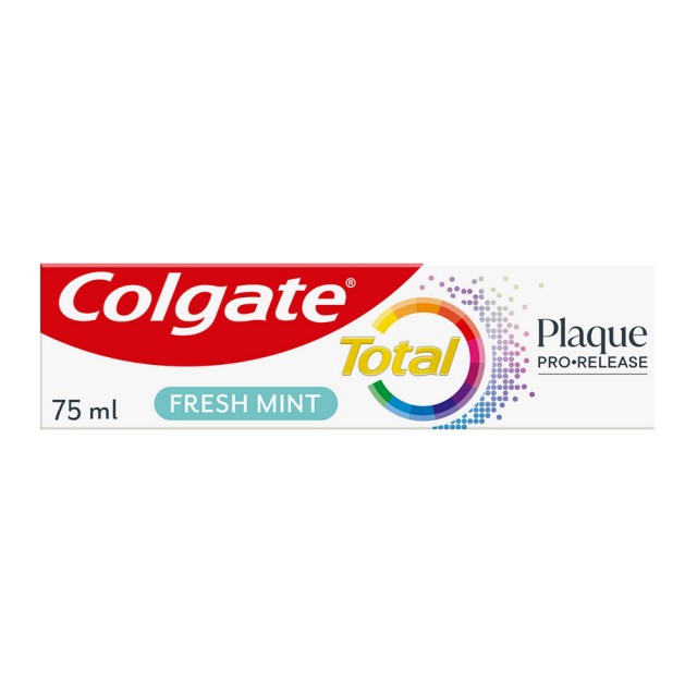 Colgate Total Plaque Pro Release Fresh Mint Οδοντόκρεμα κατά της Πλάκας με Γεύση Μέντα 75ml