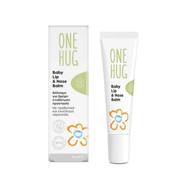 One Hug Baby Lip & Nose Balm Βρεφική Γέλη για Χείλη και Μύτη 15ml