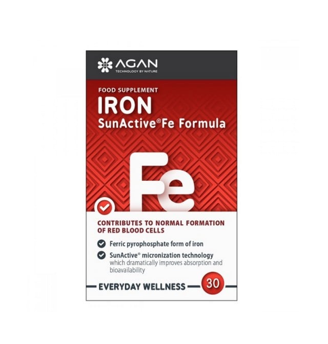 Agan Iron Sunactive Fe Formula 30caps