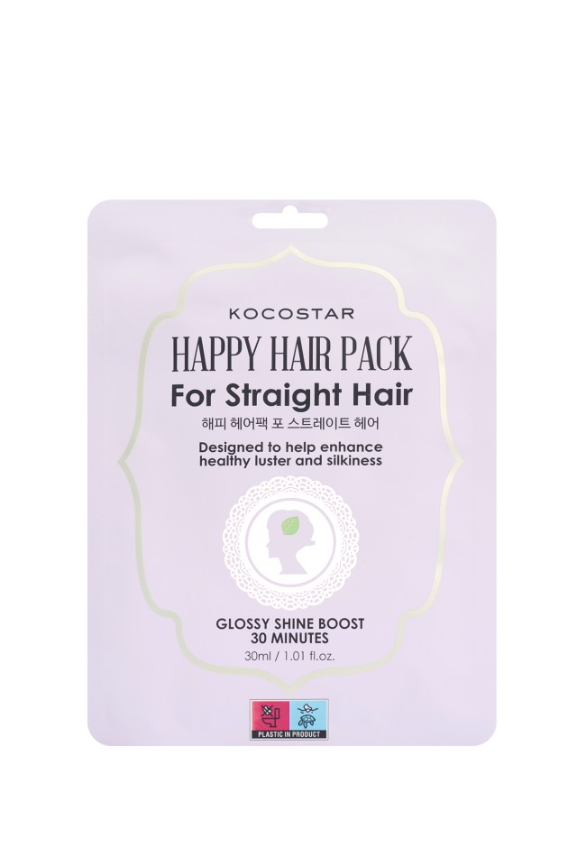 Kocostar Happy Hair Μάσκα Για Ίσια Μαλλιά 30ml 1τμχ