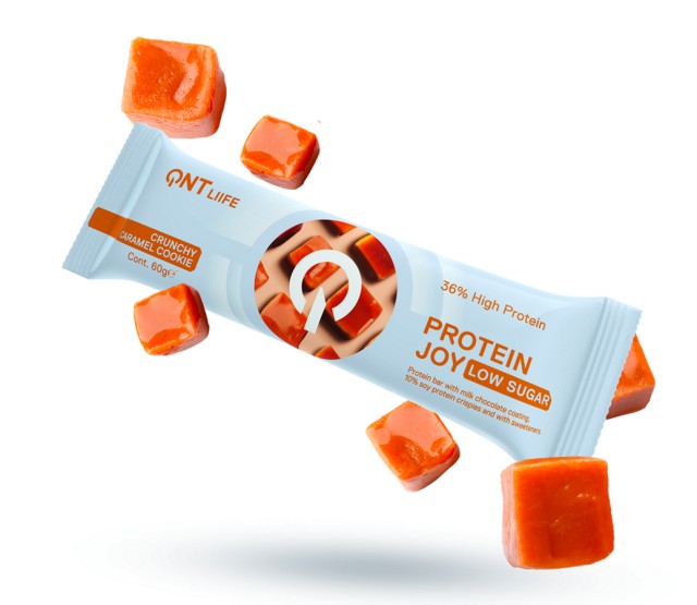 QNT 36% Protein Joy Bar Crunchy Caramel Cookie 60gr