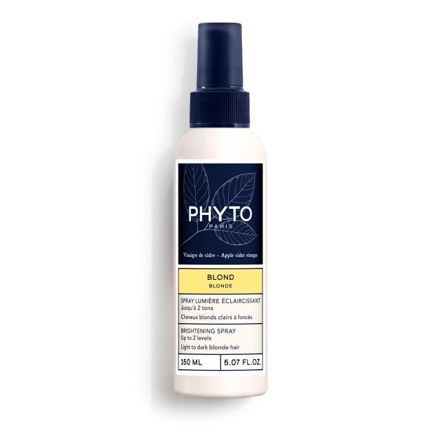 Phyto Blond Brightening Spray Up to 2 Levels Λάμψης Ανοιχτόχρωμα Έως Σκούρα Ξανθά Μαλλιά 150ml