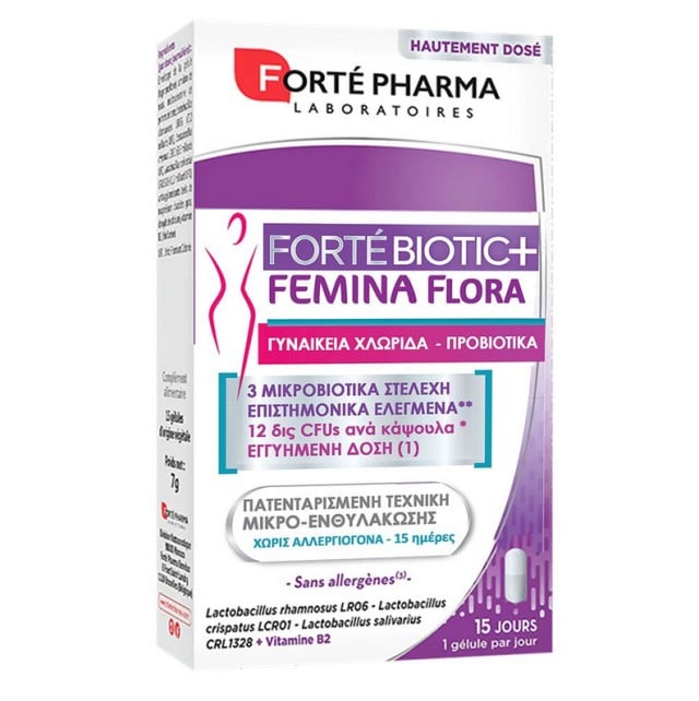 Forte Pharma Fortebiotic+ Femina Flora 15caps