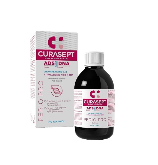 Curasept ADS DNA Perio Pro Στοματικό Διάλυμα Chlorhexidine 0,12% + Hyaluronic Acid 200ml