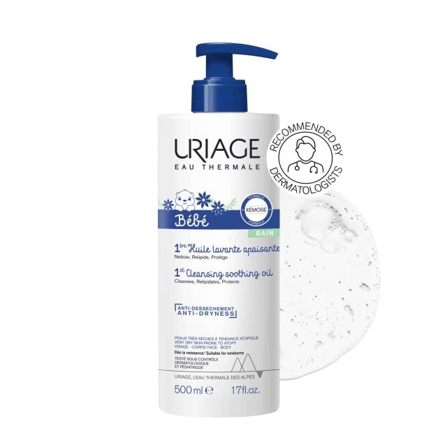 Uriage Bebe 1st Cleansing Soothing Oil 500ml