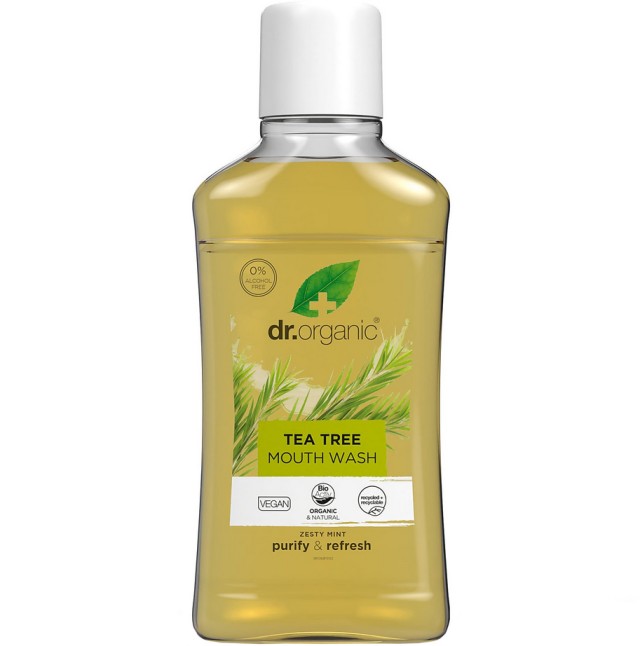 Dr.Organic Tea Tree Στοματικό Διάλυμα 500ml