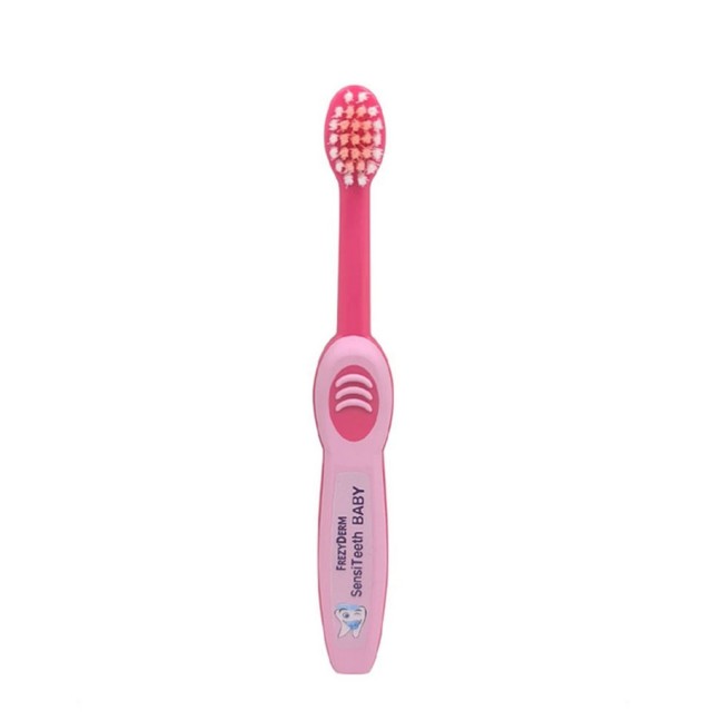 Frezyderm SensiTeeth Baby Toothbrush Μαλακή Οδοντόβουρτσα για Μωρά 6-36 Μηνών Ροζ 1τμχ