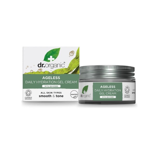 Dr.Organic Ageless Daily Hydration Gel-Cream with Seaweed Ενυδατική Κρέμα-Gel Ημέρας με Φύκι 50ml