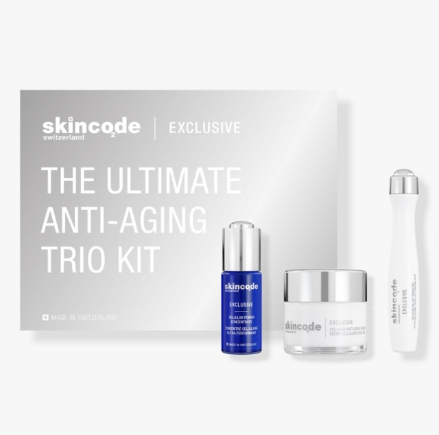 Skincode Set The Ultimate Anti-Aging Trio Kit Exclusive Cellelar Power Concentrate 30ml + Exclusive Cellular Anti-Aging Cream 50ml + Exclusive Cellular Eye Lift Power Pen 15ml