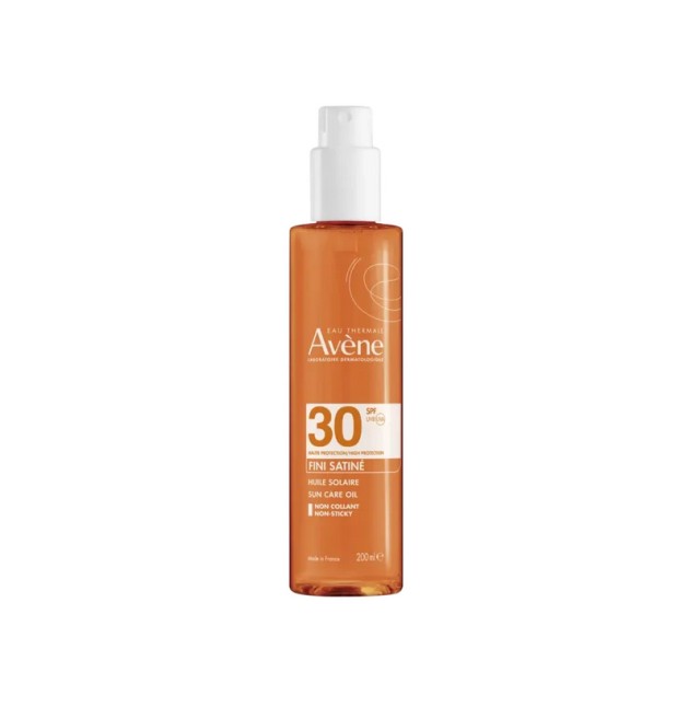 Avene Satin Finish Sun Oil Αντιηλιακό Λάδι Σώματος SPF30 200ml