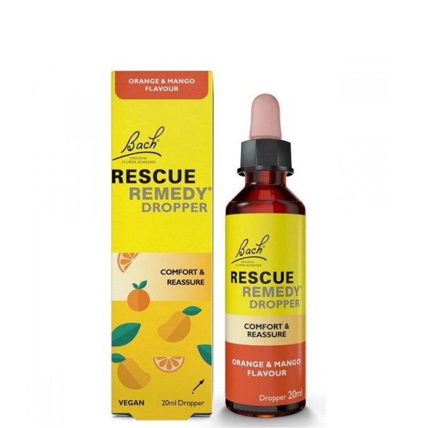 Power Health Bach Rescue Remedy Dropper με Γεύση Πορτοκάλι & Μάνγκο 20ml