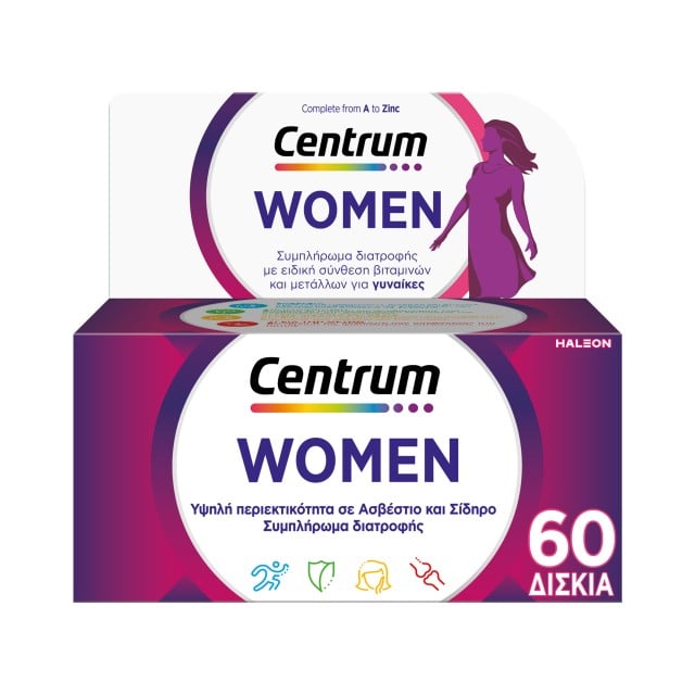 Centrum Women Complete form A to Zinc 60 tabs