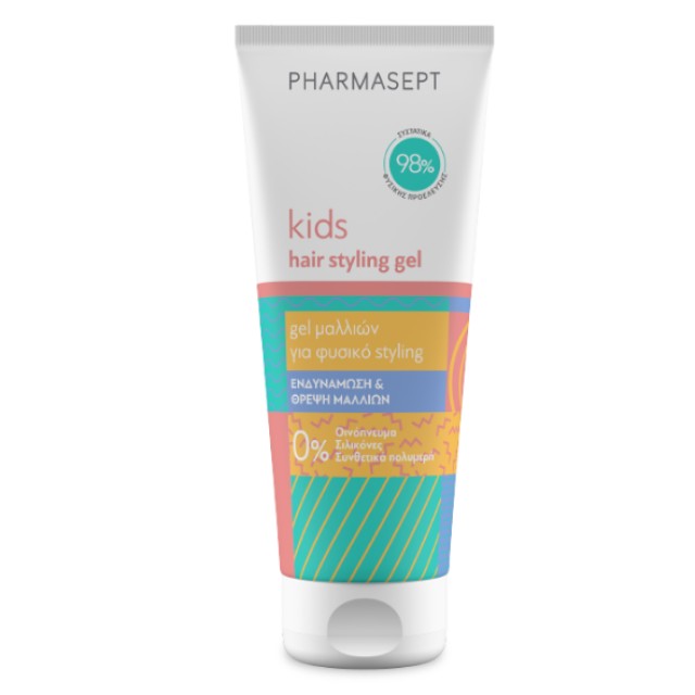 Pharmasept Kids Hair Styling Gel Τζελ Μαλλιών για Δυνατό Κράτημα 100ml