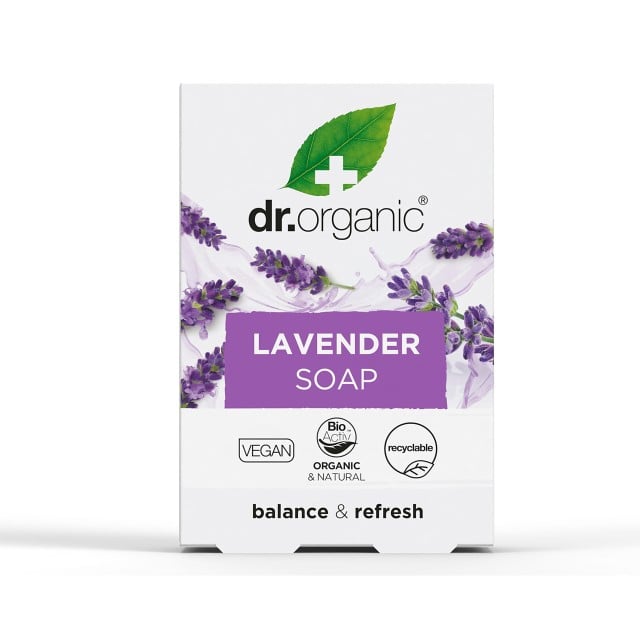 Dr.Organic Lavender Soap Σαπούνι Σώματος με Βιολογική Λεβάντα 100gr