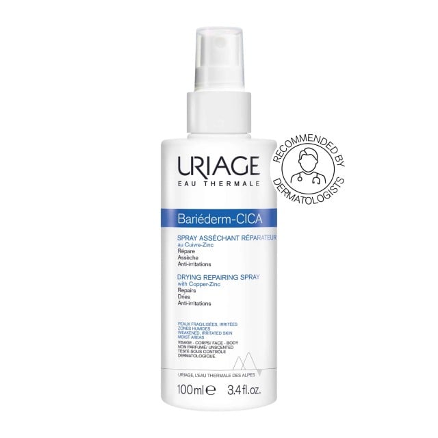 Uriage Bariederm Cica Spray Assechant Reparateur 100ml