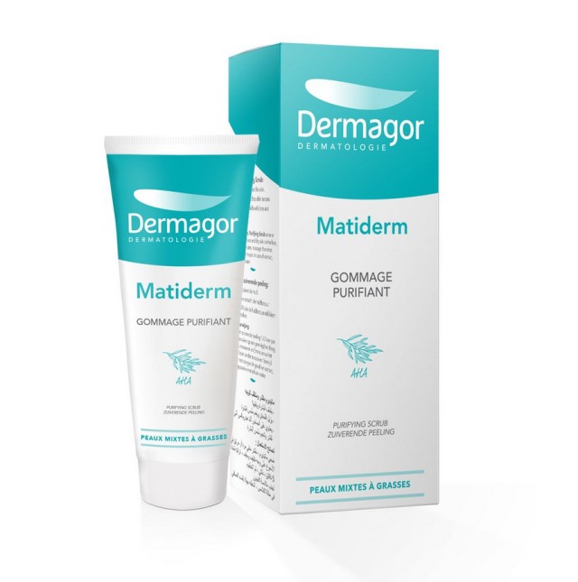 Dermagor Matiderm Gommage Purifiant Μάσκα Καθαρισμού & Απολέπισης για Λιπαρή Επιδερμίδα με Τάση Ακμής 50ml