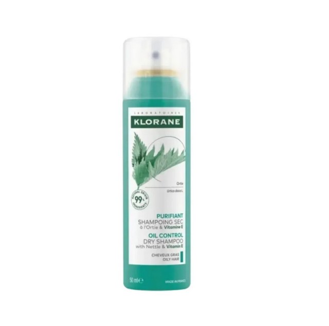 Klorane Purifiant Shampoing Sec a L'Ortie & Vitamin E 50ml