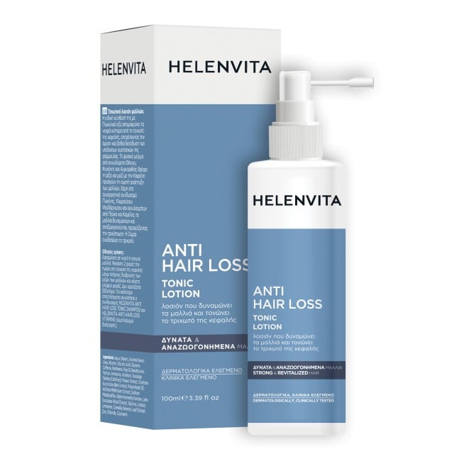 HELENVITA Anti Hair Loss Tonic Lotion Τονωτική Λοσιόν Μαλλιών 100ml